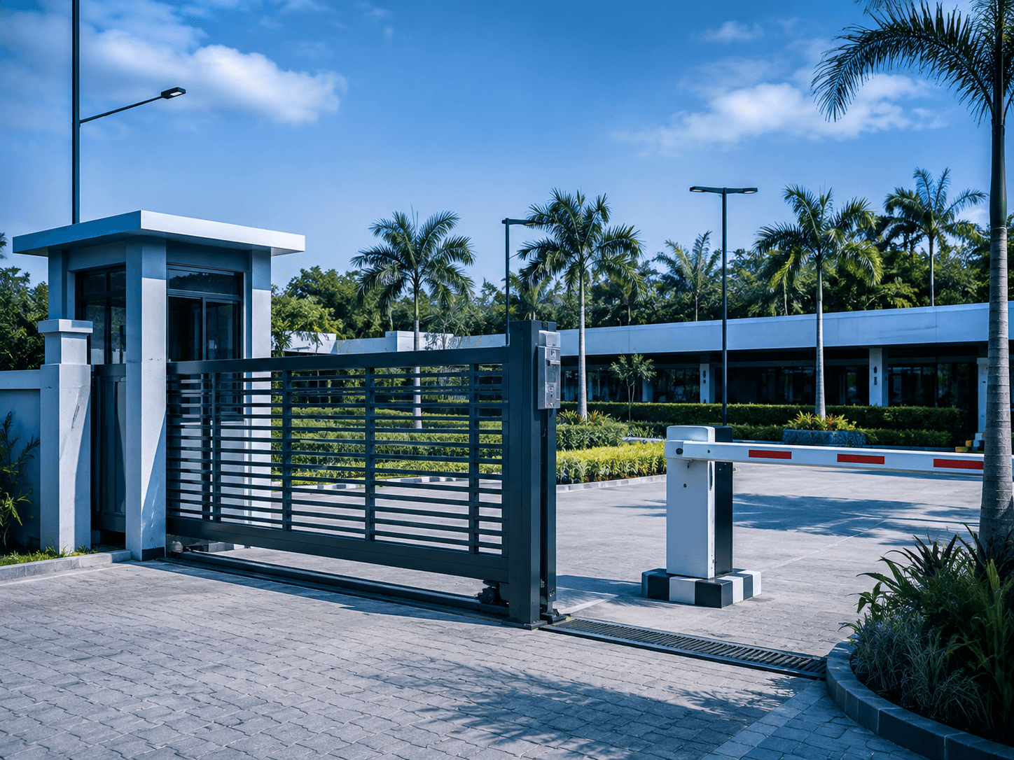 Automatic gate and boom barrier entrance automation by ITSolute in Kerala